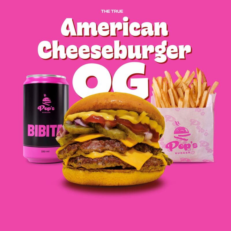 OG - AMERICA CHEESEBURGER MENU